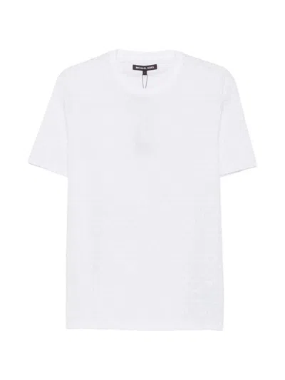 Michael Kors Logo-print Short-sleeve T-shirt In White