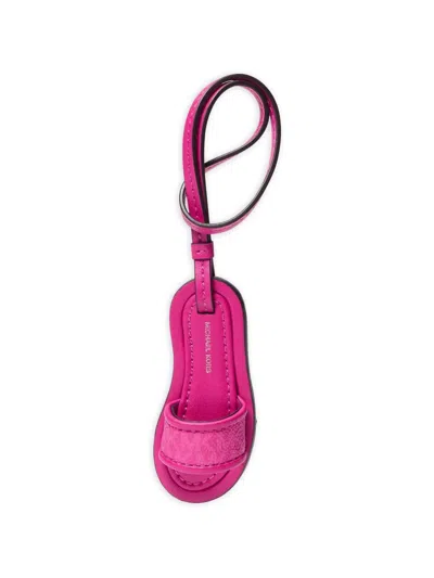 Michael Kors Logo-print Slide Charm In Pink