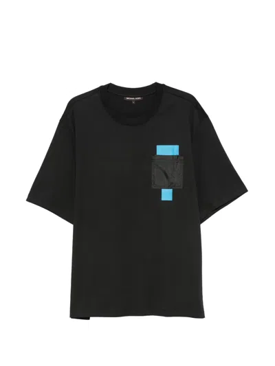 Michael Kors Logo-print T-shirt In Black