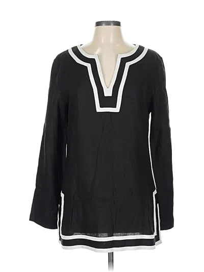 Pre-owned Michael Kors Long Sleeve Blouse In Black