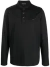 Michael Kors Polo Shirt In Black