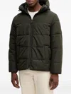 Michael Kors Long-sleeve Padded Jacket In Green