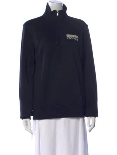 Pre-owned Michael Kors Long Sleeve Sweatshirt In Black
