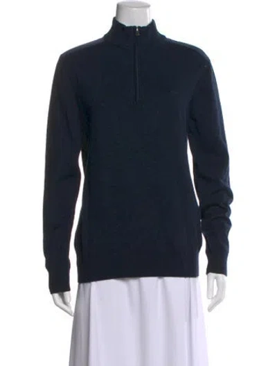 Pre-owned Michael Kors Long Sleeve Sweatshirt In Blue