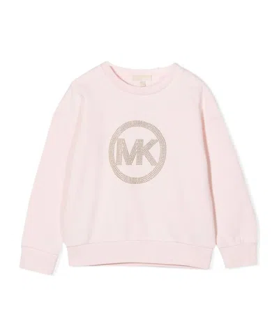 Michael Kors Long-sleeved Sweater In Pink