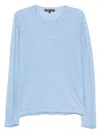 Michael Kors Long-sleeved T-shirt In Blue