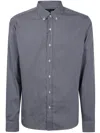 Michael Kors Shirt With Button-down Collar And Long Sleeves In Blue