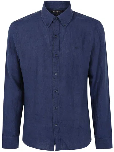 MICHAEL KORS MICHAEL KORS LONG SLEEVES LINEN SHIRT