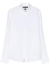 Michael Kors Long Sleeves Linen 2 Pockets Over Shirt In White