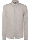 Michael Kors Linen Shirt Long Sleeves In Dune