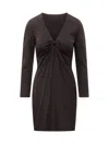 Michael Kors Jersey Dress With Drop Opening