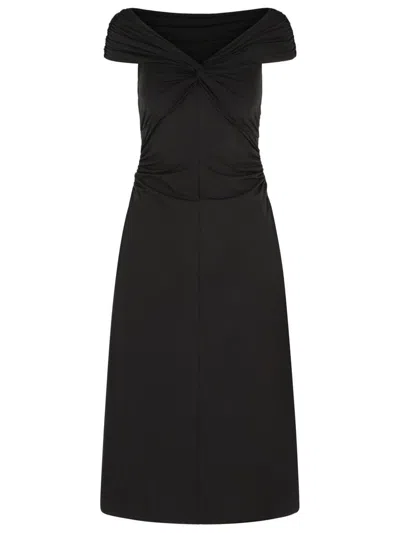 Michael Kors 'longuette' Viscose Blend Dress With Bare Shoulders