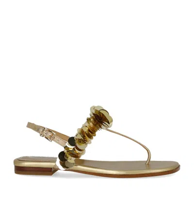 Michael Kors Loretta Gold Thong Sandal