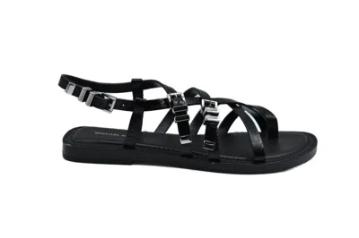 Michael Kors Low Top Black Shoes With Metallic Accents