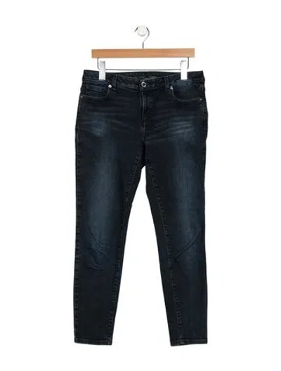Pre-owned Michael Kors Low-rise Skinny Leg Jeans In Blue
