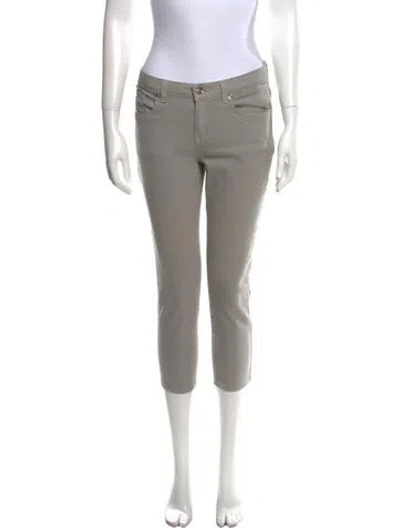 Pre-owned Michael Kors Low-rise Skinny Leg Jeans In Neutral