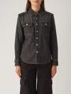 Michael Kors Denim Shirt In Antracite