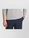 Michael Kors Cotton Jersey Crewneck Sweater In Gray