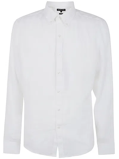 Michael Kors Ls Linen T-shirt In White