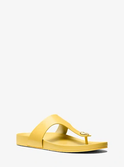 Michael Kors Lucinda Sandal In Yellow