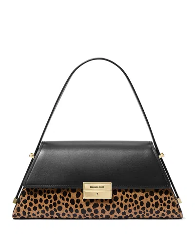 Michael Kors Ludlow Medium Convertible Shoulder Bag In Husk Multi