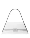 Michael Kors Ludlow Medium Convertible Shoulder Bag In Optic White