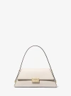 Michael Kors Ludlow Medium Leather Shoulder Bag In Natural