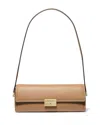 Michael Kors Ludlow Small Convertible Pouchette Shoulder Bag In Husk