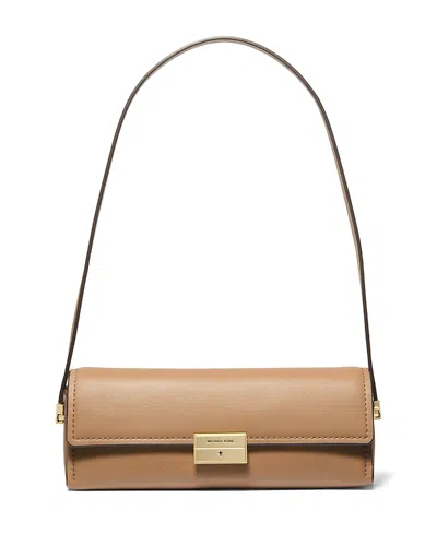 Michael Kors Ludlow Small Convertible Pouchette Shoulder Bag In Husk