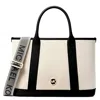 Michael Kors Luisa Medium Cotton Canvas Satchel