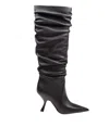 Michael Kors Luna Boot In Black Leather In Black