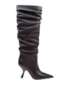 Michael Kors Luna Boot In Black Leather In Black