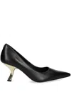 Michael Kors Luna Mid Pump In Black  
