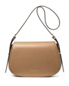 Michael Kors Lydia Medium Flap Messenger Bag In Husk