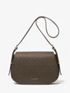 Michael Kors Lydia Medium Signature Logo Messenger Bag In Multi