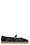 Michael Kors Lynn Mesh Ballet Espadrilles In Black