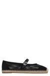 Michael Kors Lynn Mesh Ballet Espadrilles In Black