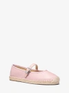 Michael Kors Lynn Leather Ballet Espadrille In Pink