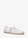 Michael Kors Lynn Mesh Ballet Espadrilles In White