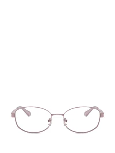 Michael Kors Lyon Geometric-frame Glasses In Pink
