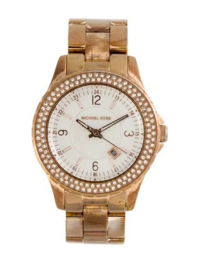 Pre-owned Michael Kors Madison Watch, 33mm In Multi