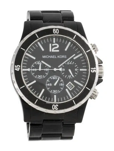 Pre-owned Michael Kors Madison Watch, 45mm In Multicolor
