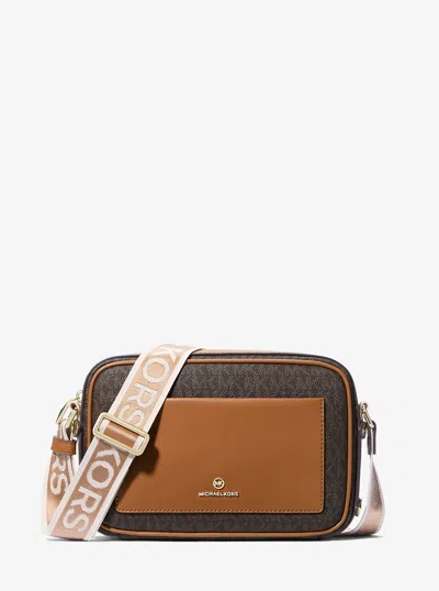 Michael Kors Maeve Large Signature Crossbody Bag In Multi