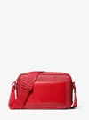 Michael Kors Maeve Large Signature Logo Crossbody Bag In Red