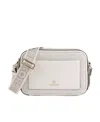 Michael Kors Maeve Monogram Crossbody Bag In White