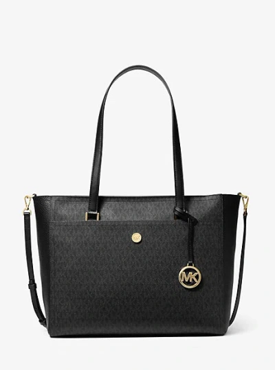 Michael Kors Maisie Large Logo 3-in-1 Tote Bag In Black