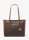 Michael Kors Maisie Large Logo 3-in-1 Tote Bag In Brown