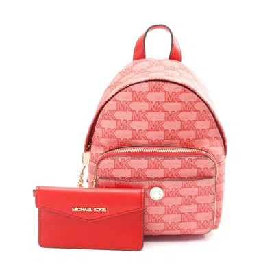 Michael Kors Maisie Xs Logo 2-in-1 Backpack In Red