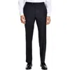 Michael Kors Majestic Mens Satin Trim Wool Dress Pants In Black