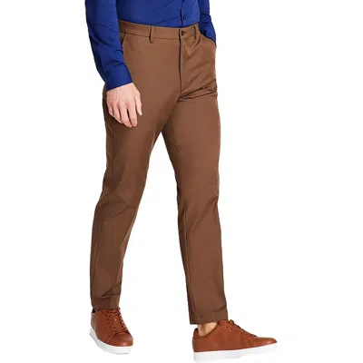Michael Kors Major Mens Stretch Cotton Dress Pants In Brown